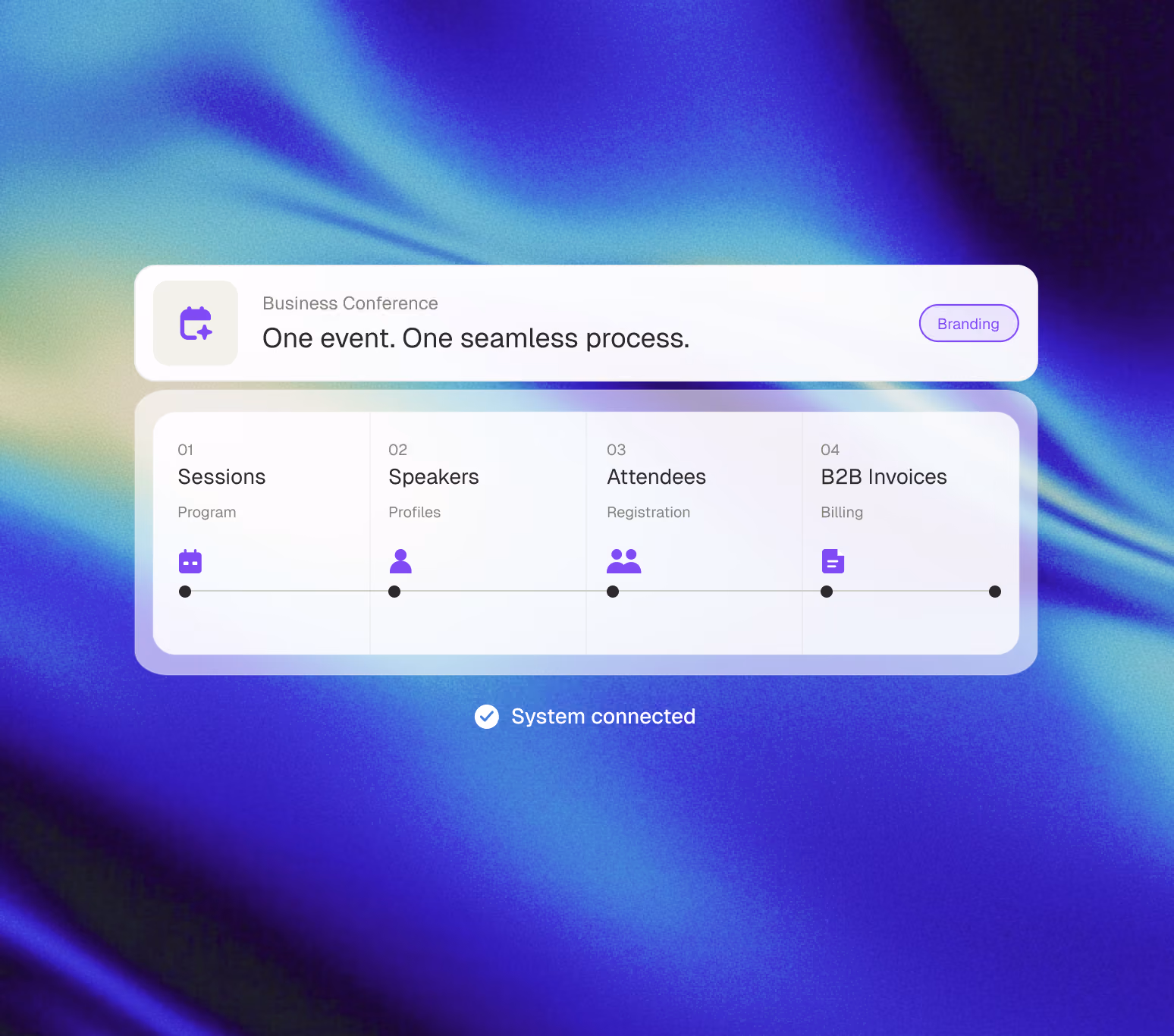 Conference management software for professional business conferences