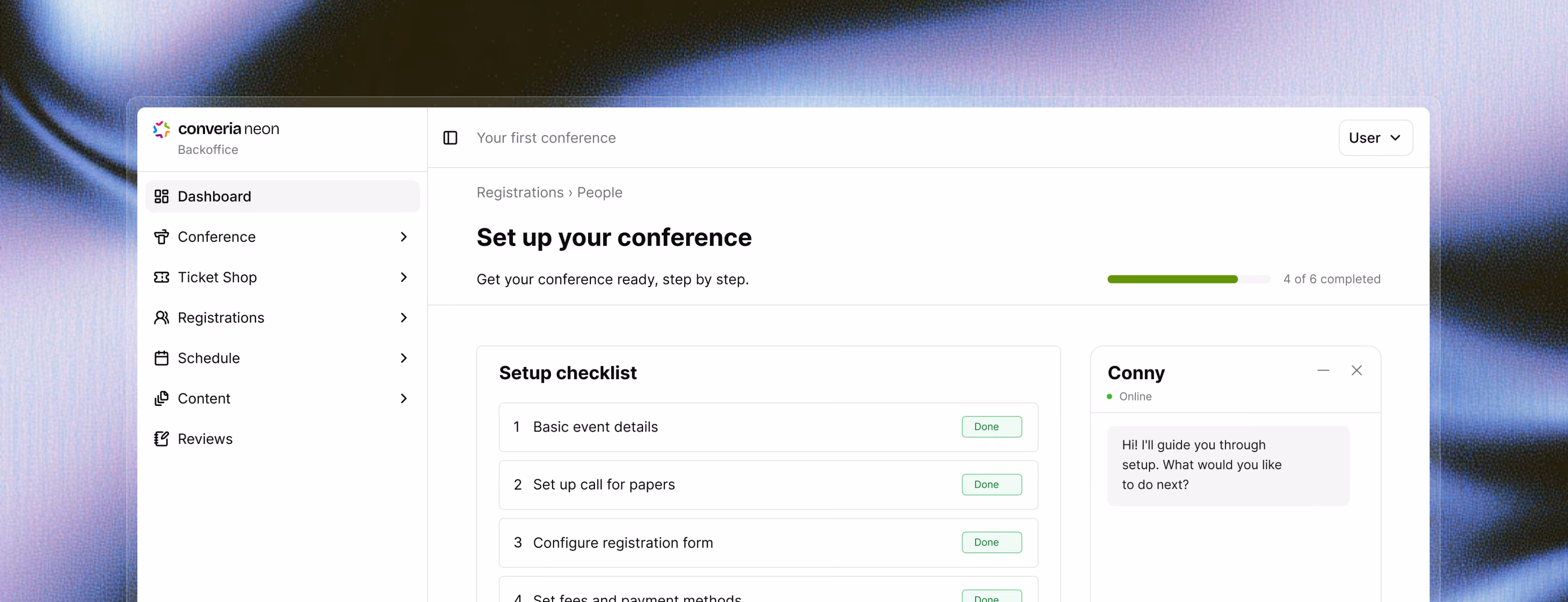Host your first professional conference with an experienced partner