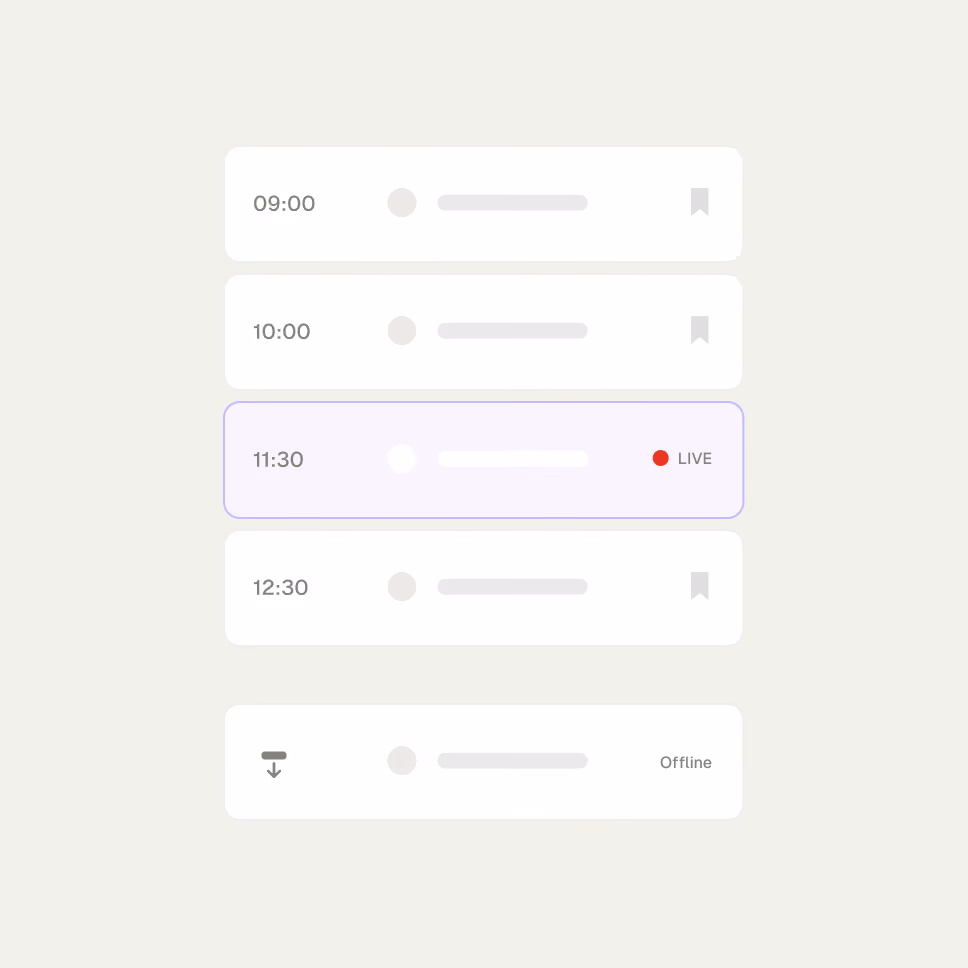 Interactive Conference App