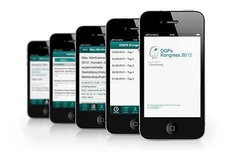Die Converia-App für Ihre Teilnehmer vor Ort.