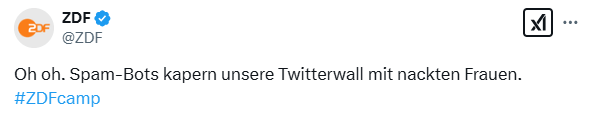 Twitterwall Konferenzen Hijacking