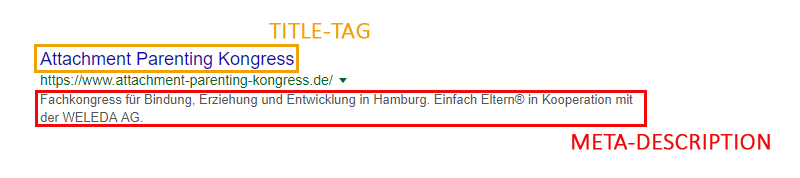 Suchmaschinenfreundlicher Titel und Beschreibung