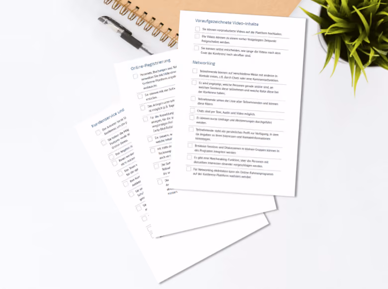 Auswahl Konferenzplattform - Buyer's Guide und Checkliste