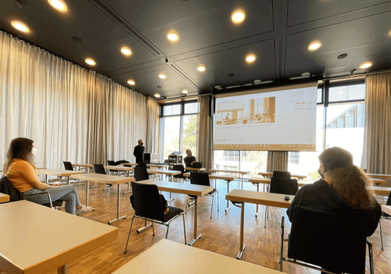 Livestreams hybride Konferenz