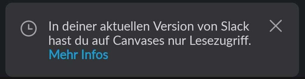 Slack Canvas nur Lesezugriff