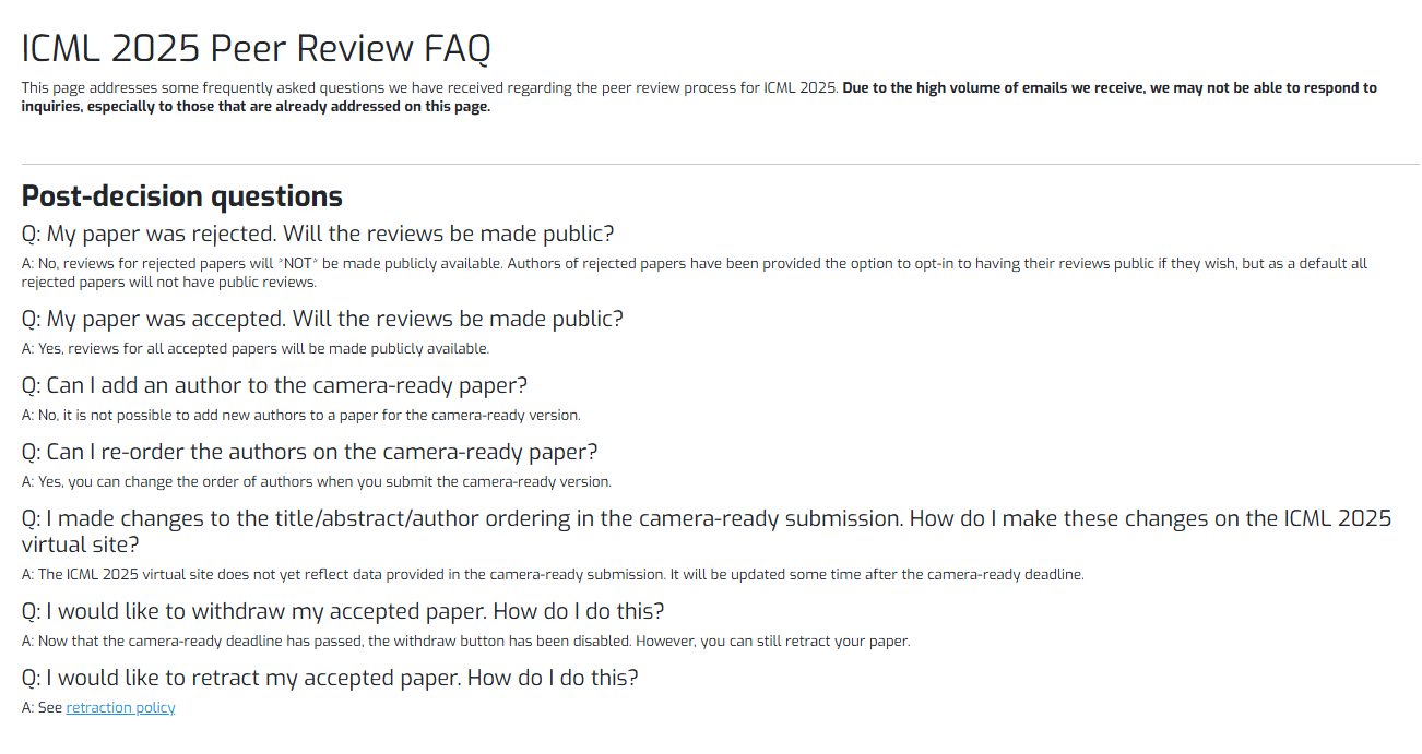 FAQ zum Peer Review für Autor:innen auf der Konferenzwebsite