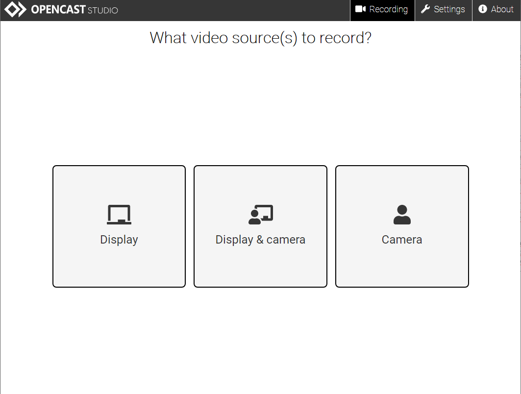 Opencast recordings for virtual conferences