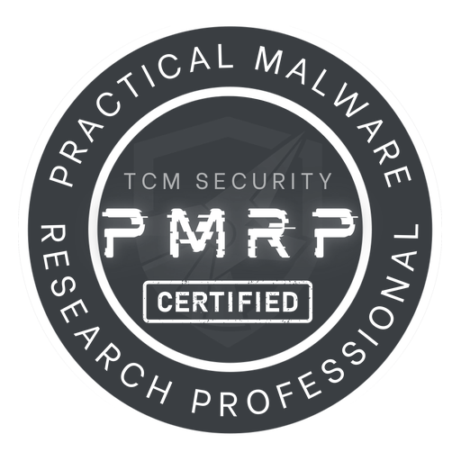 PMRP Zertifizierung — TCM Security Practical Malware Research Professional