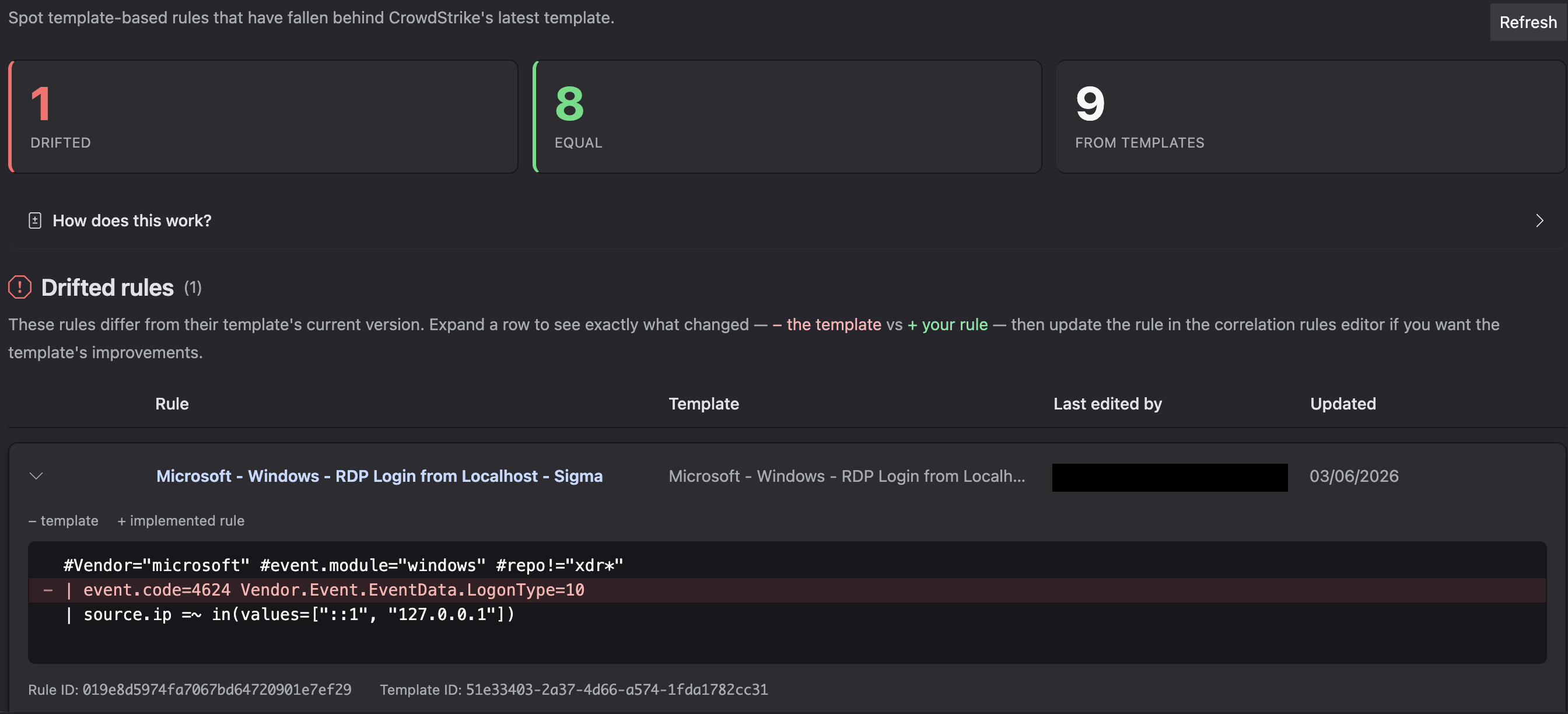 CQL Hub Drift Checker