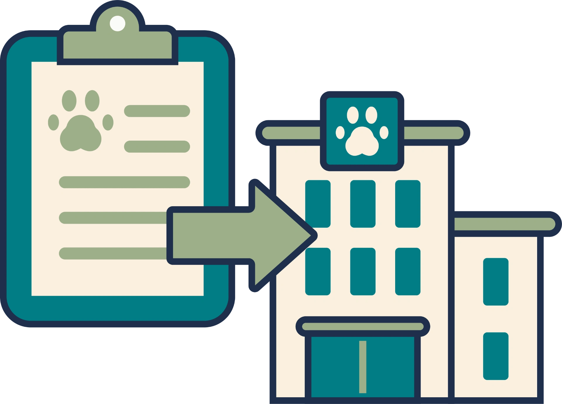 Specialty care and referral coordination illustration