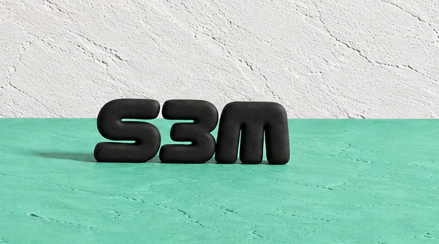 Lettres S3M en pâte à modeler, visuel du cas client S3M Sécurité