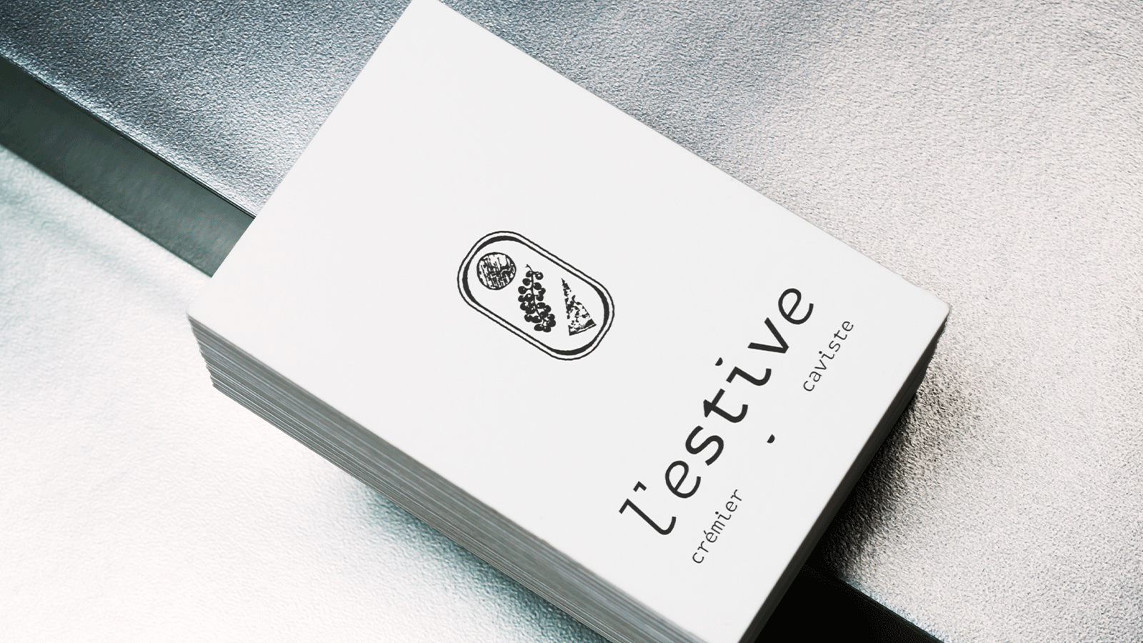 carte de visite design sur-mesure fromagerie