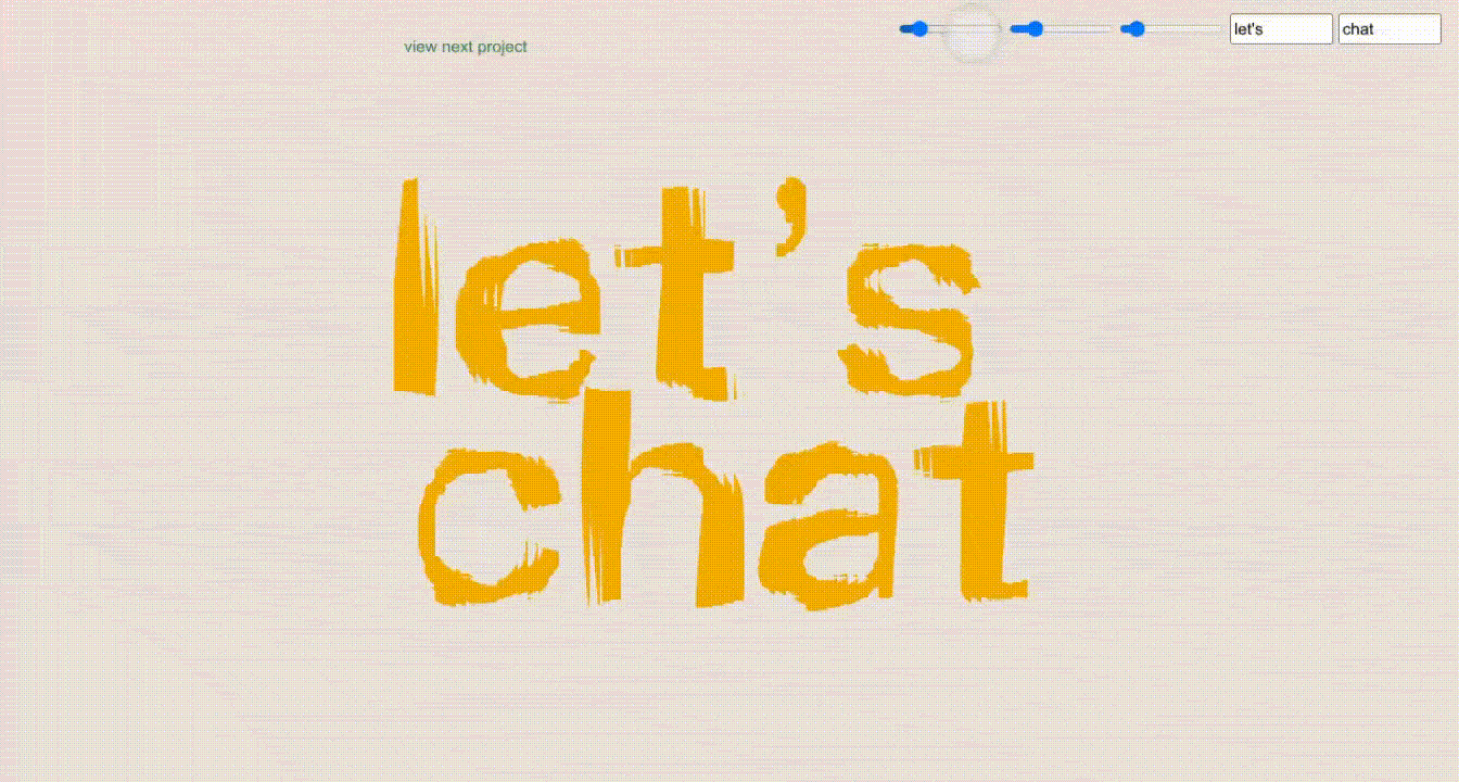 created using P5.js + html