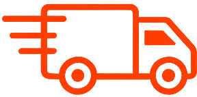 camion de repartos que viaja rapido