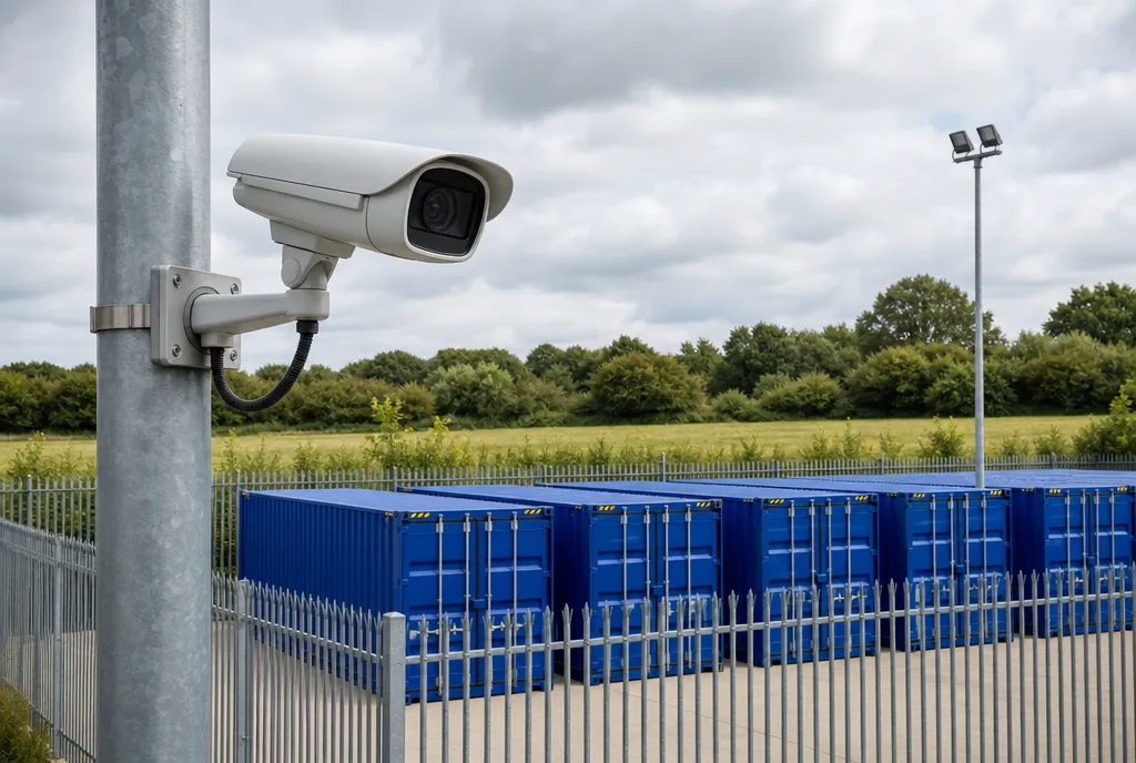 CCTV camera covering the storage site