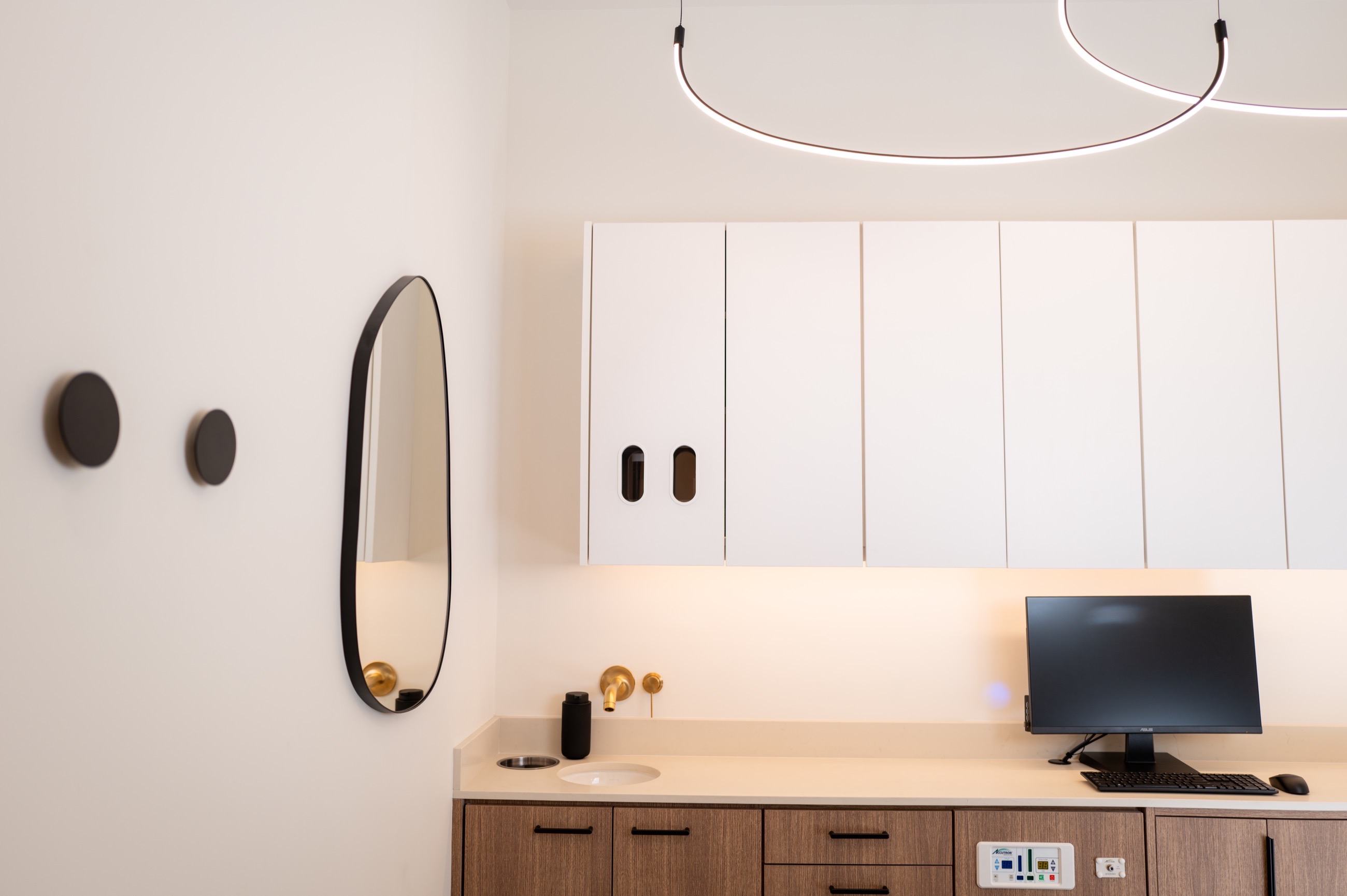 Thoughtfully designed private treatment room at Springs Dental