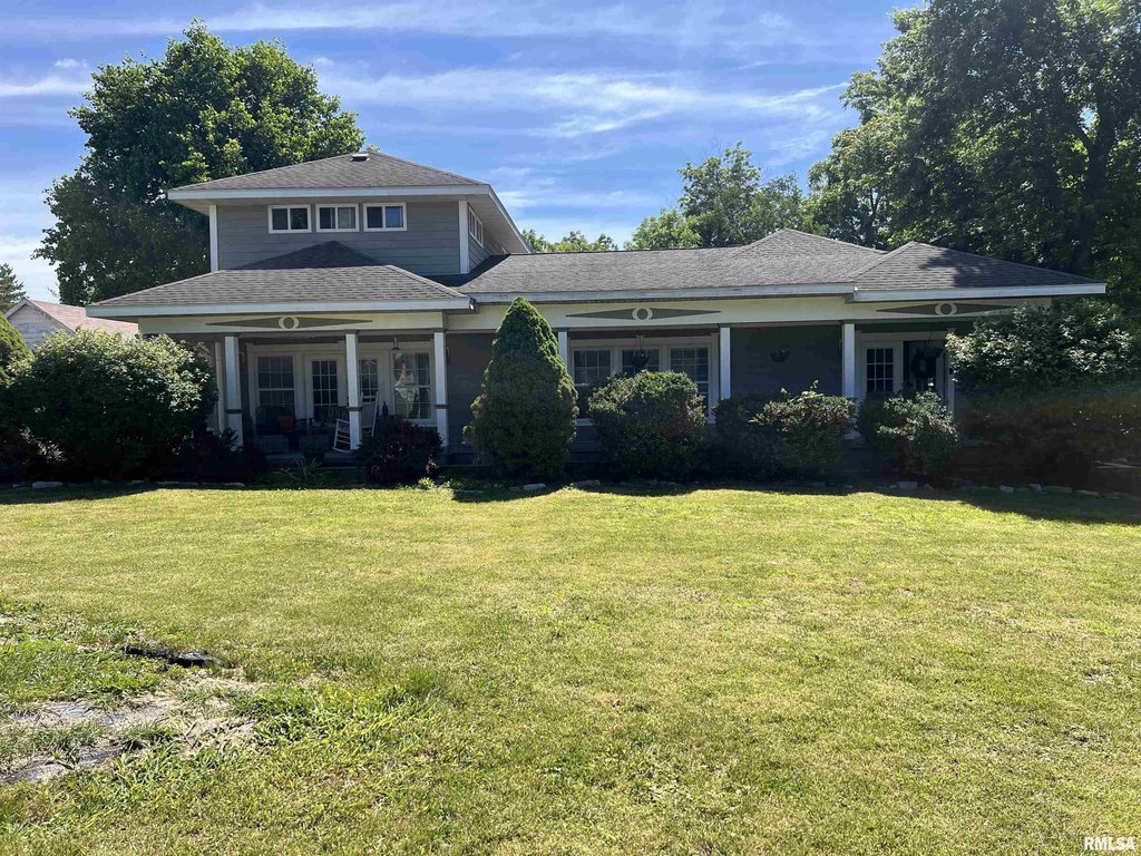 1900 Winchester Home with 18-Foot Wood Ceiling and Stained Glass — $129,900