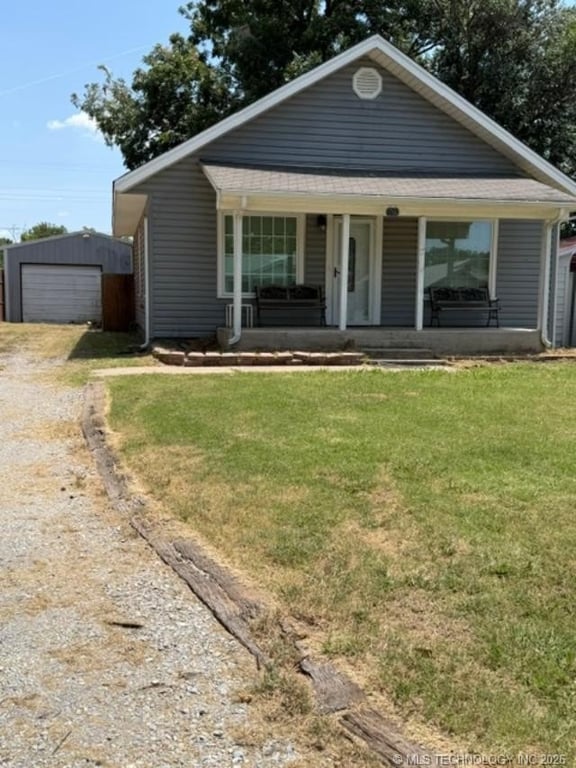 1950 Holdenville Home with Original Hardwood Floors and 500 sq ft Shop — $95,000