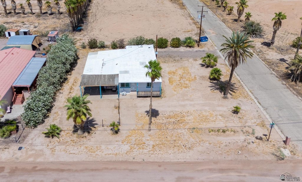 1946 Tacna Desert Home, Dual RV Hookups with Sewer, Workshop — $139,500