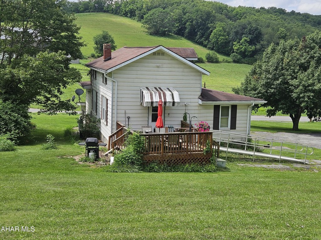 1926 Hollidaysburg House on 2.47 Acres with Two Detached Garages — $149,900