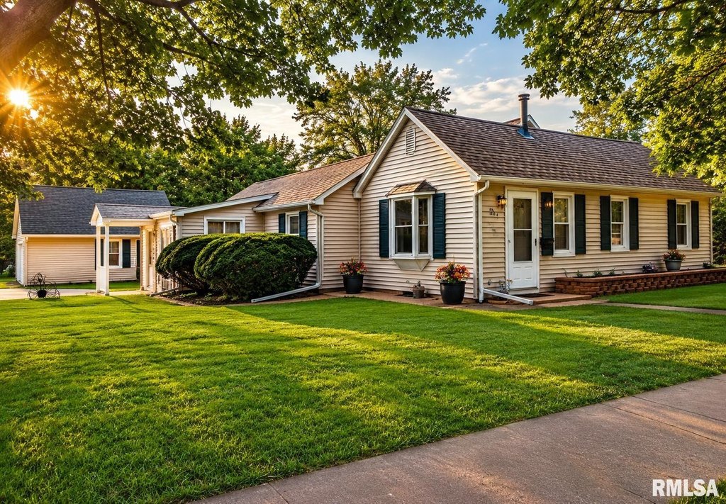 1930 Lacon Ranch on Double Lots with Four-Seasons Porch — $138,900