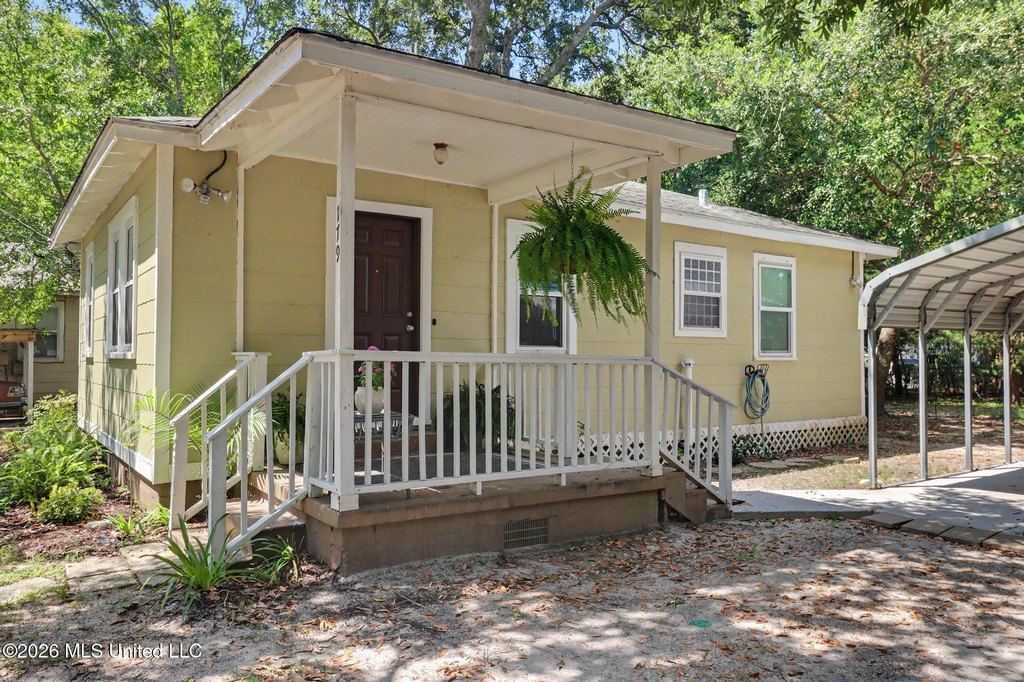 1950 Biloxi Bungalow, Three Tenths of a Mile from the Beach — $139,900