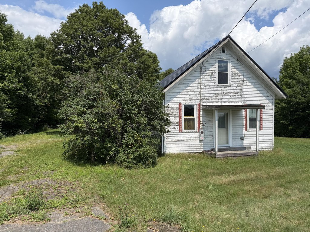 1850 Maine Schoolhouse on 4 Acres with Brook Frontage — $85,000