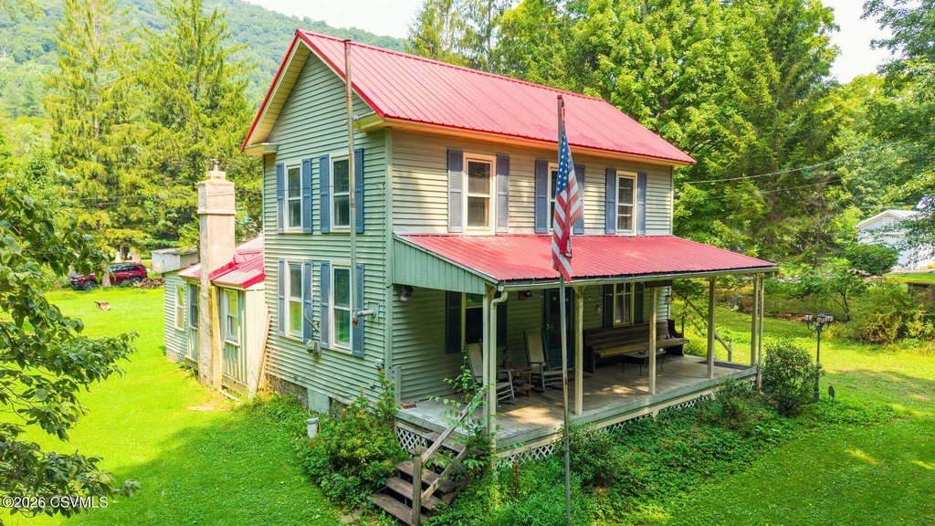 1900 Benton Two-Story with Loft, Garage, and State Gamelands Access — $139,000