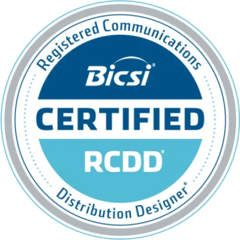 BICSI Registered Communications Distribution Designer certified