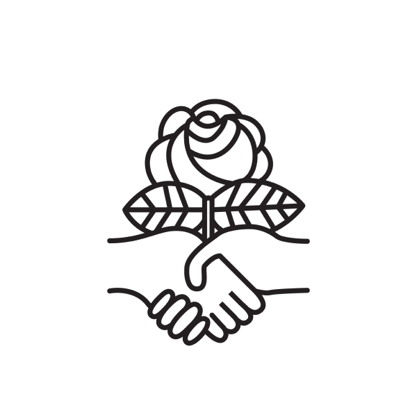 Logo for Democratic Socialists of America