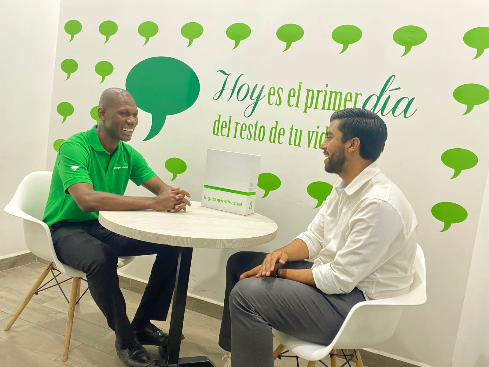 Alumno durante una sesión de Inglés Individual