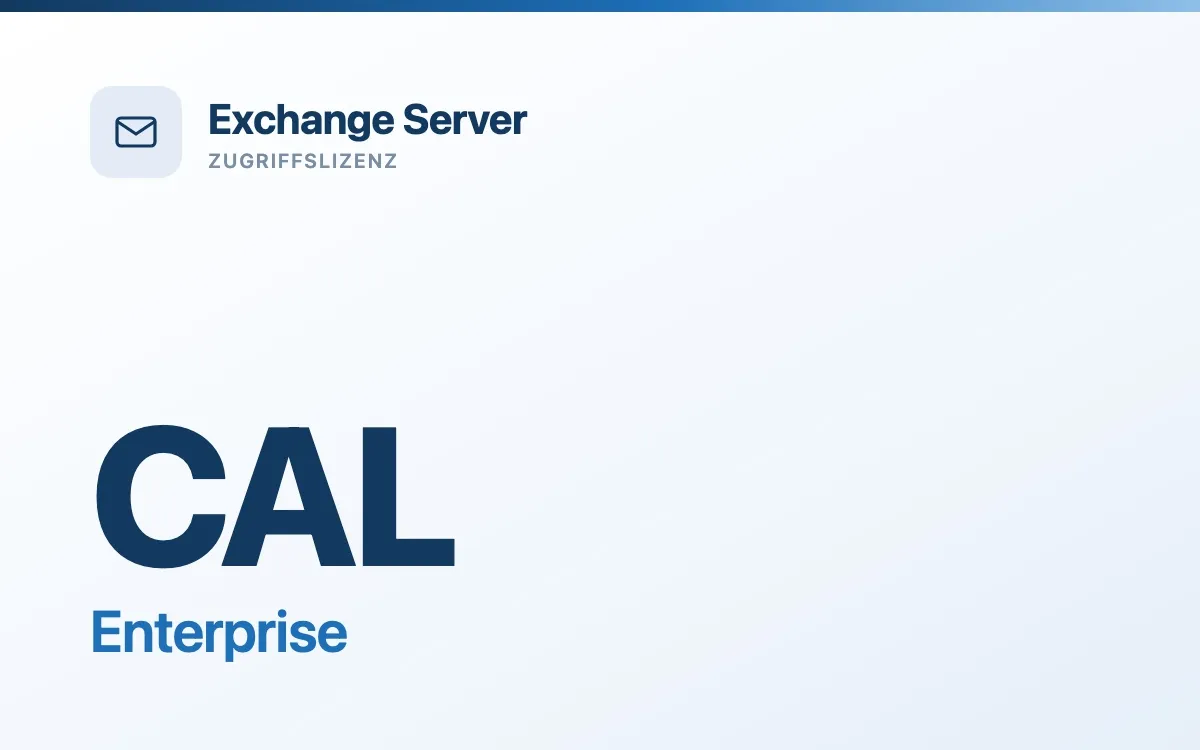Exchange Enterprise CAL - gebrauchte Zugriffslizenz