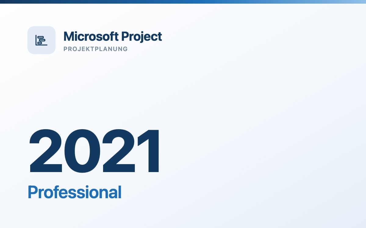 Microsoft Project 2021 Professional - gebrauchte Volumenlizenz