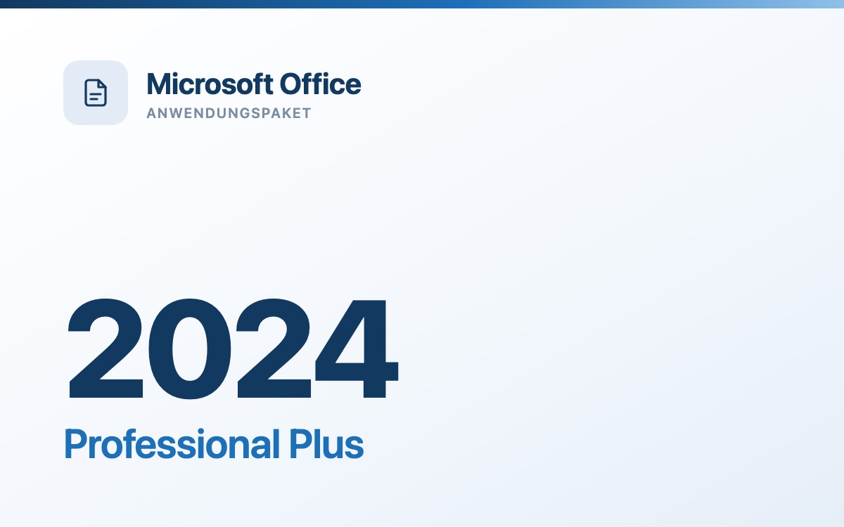 Microsoft Office 2024 Professional Plus - gebrauchte Volumenlizenz