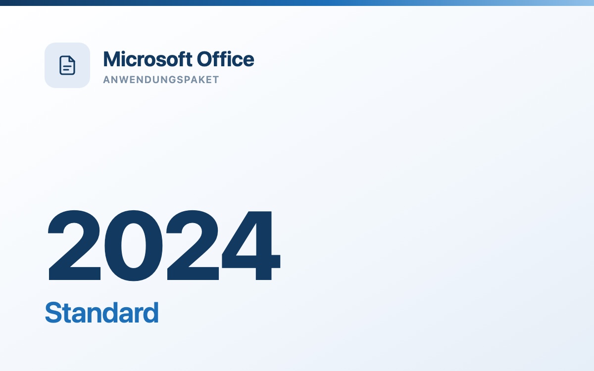 Microsoft Office 2024 Standard - gebrauchte Volumenlizenz