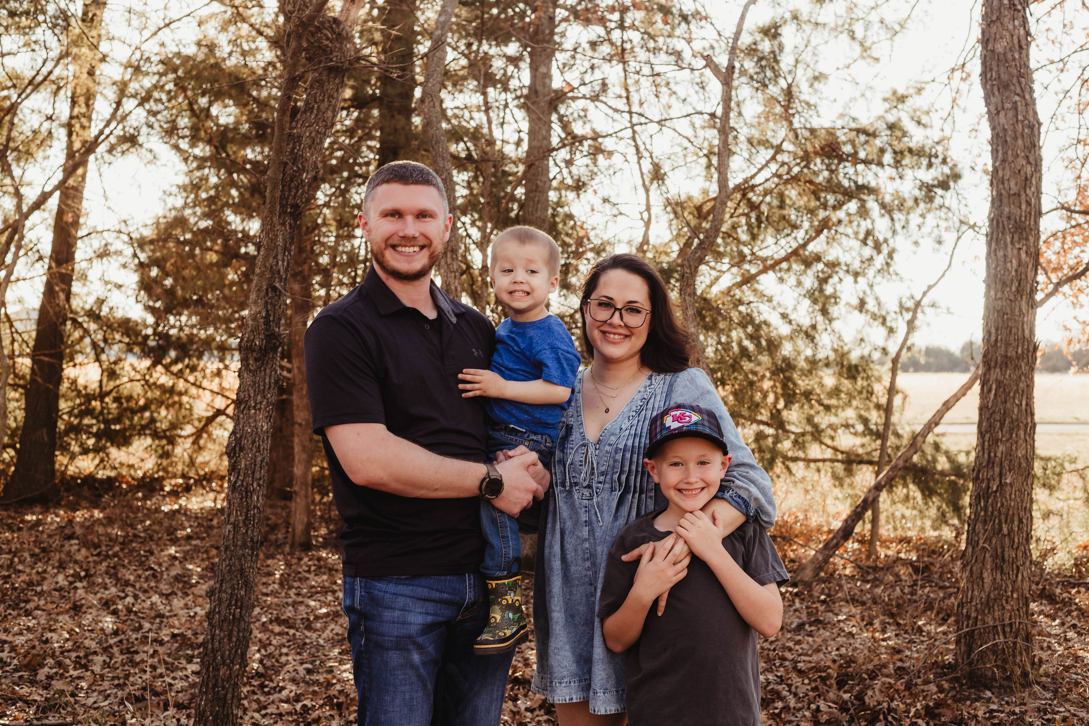 Luke's family, whose journey with childhood cancer inspired the founding of Luke's Legacy Foundation