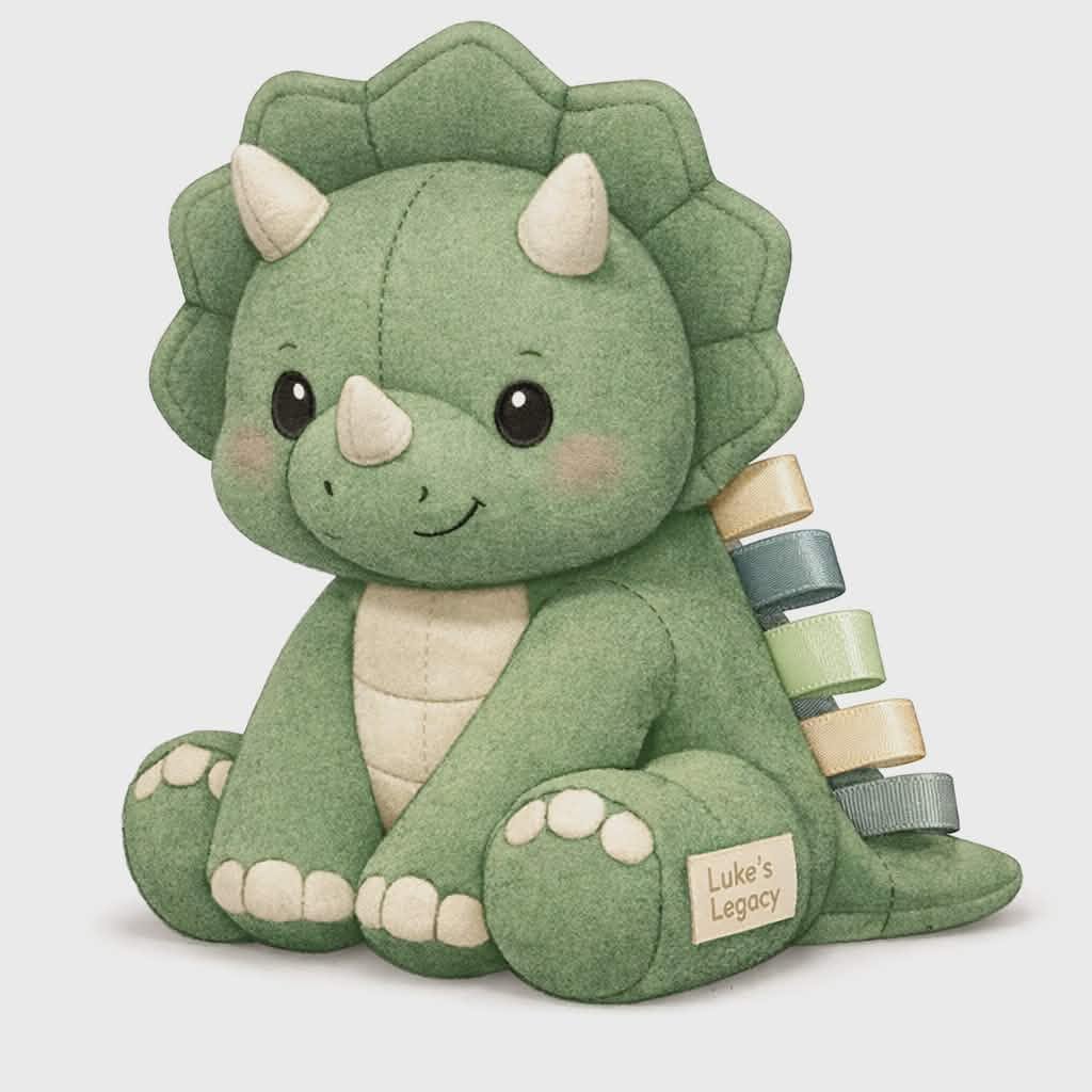 Triceratops taggie and community event plans in development to expand family support