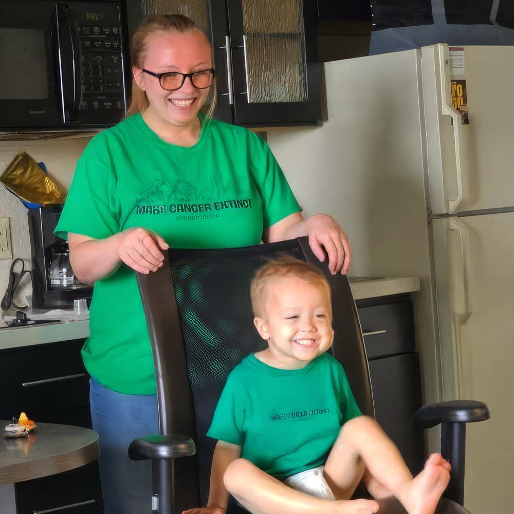 Portrait of Stevie Barfoot, a member of the Luke's Legacy Foundation team