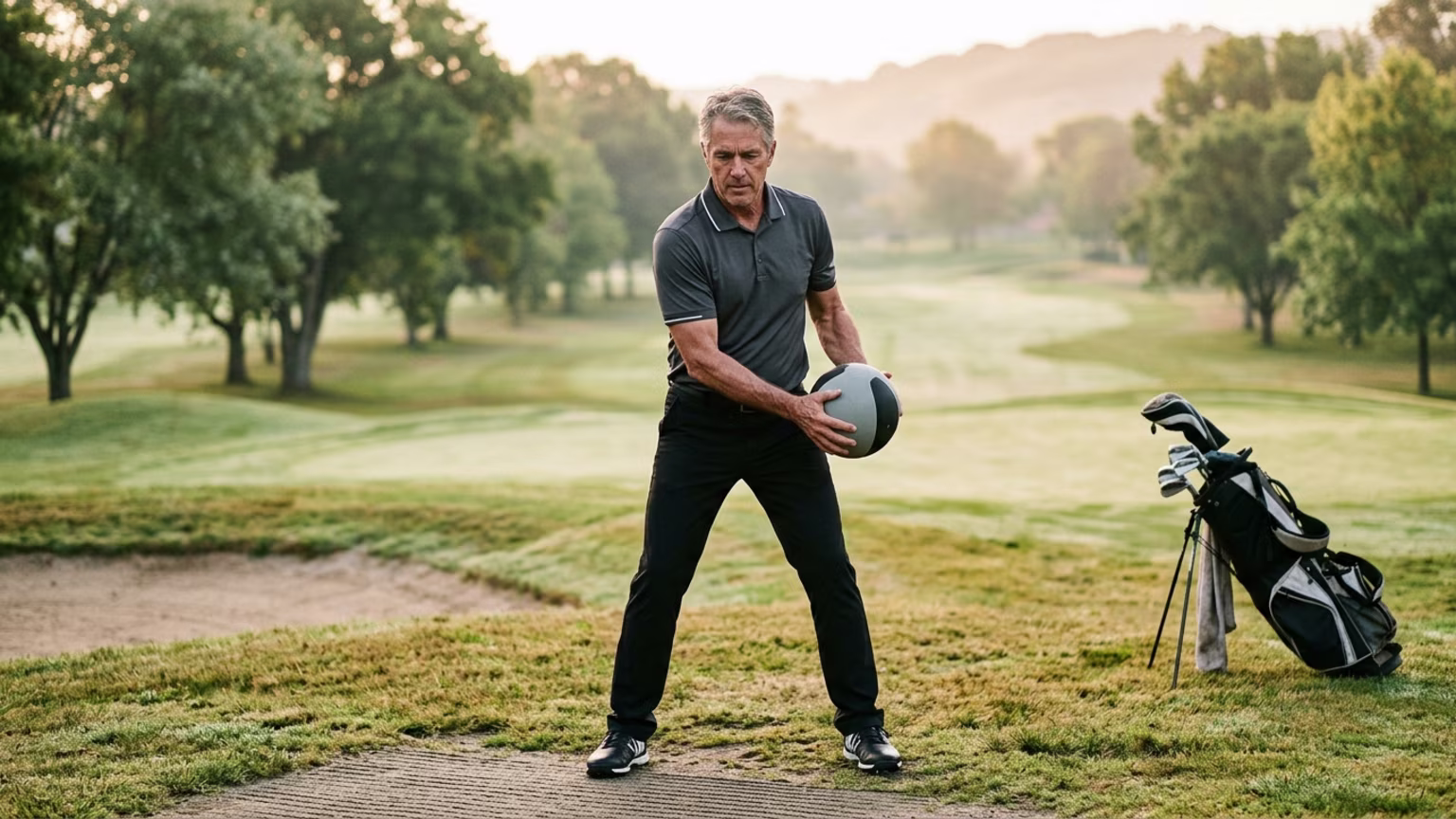 How Golfers Over 40 Can Build a Strong Base to Avoid Pain