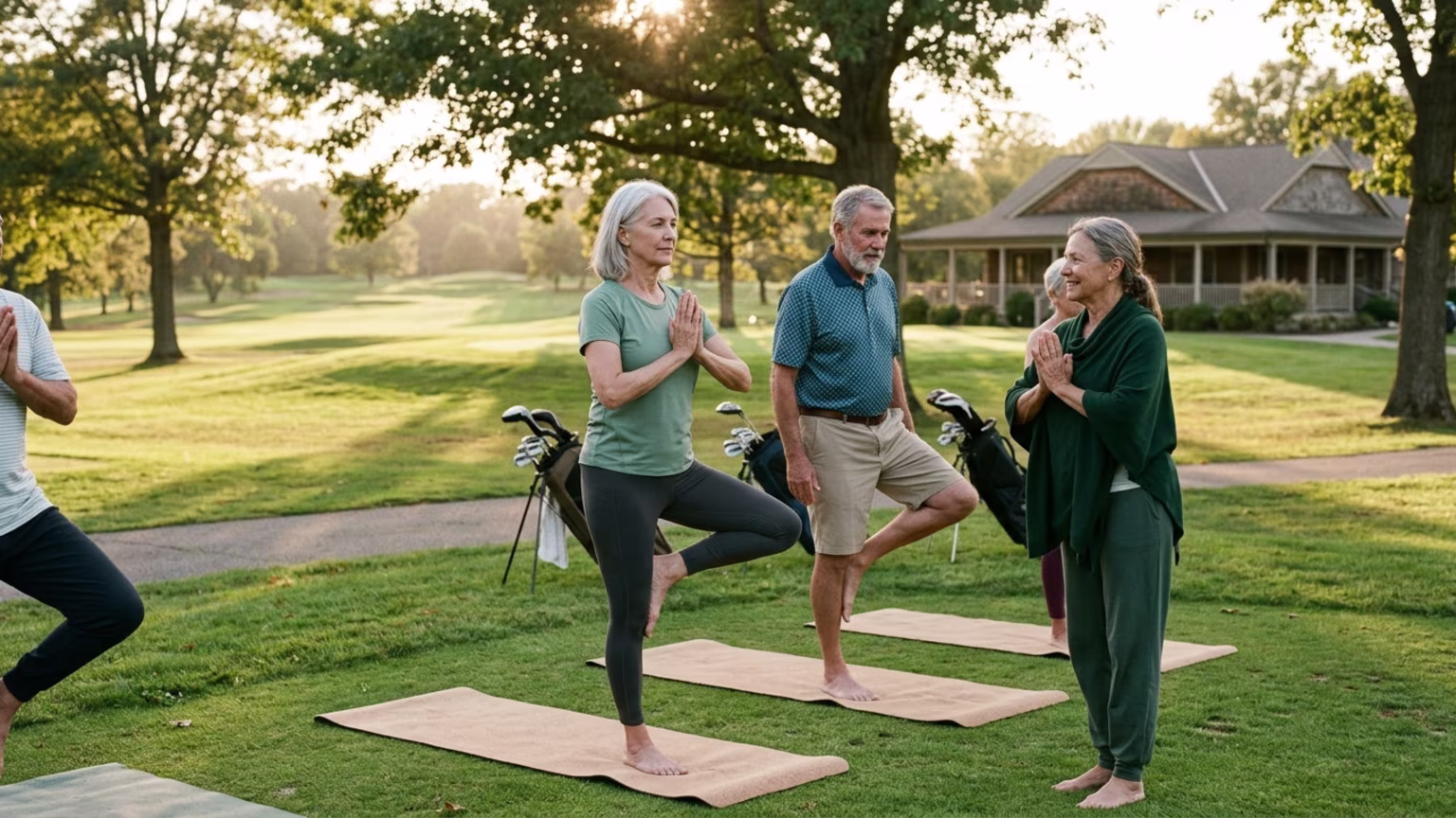 How a Guided Yoga Routine Supports Balance and Strength for Ageing Golfers