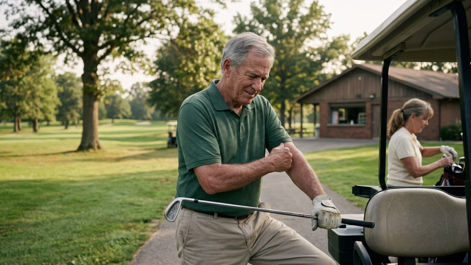 Understanding How Chronic Inflammaging and Inactivity Elevate Muscle Strain in Older Golfers
