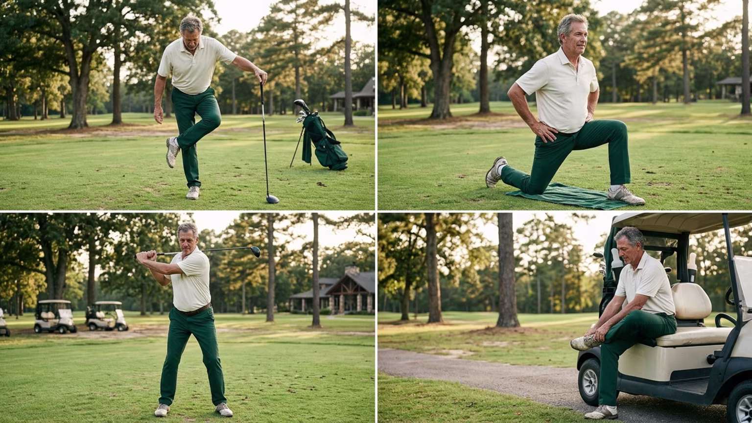 Simple Four-Part Mobility Sequence to Relieve Hip Tightness and Support a Better Golf Swing