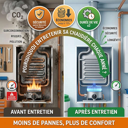 Pourquoi entretenir sa chaudière chaque année ?