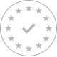 EU GDPR compliance badge