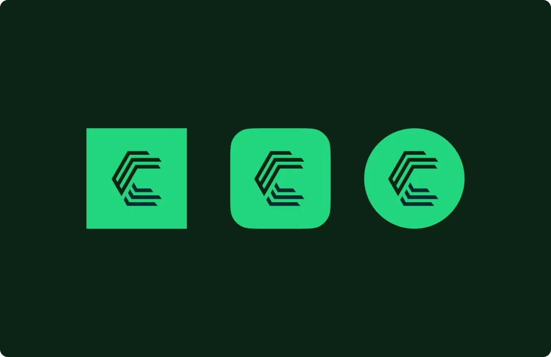 Chift logo icon in square, rounded and circle versions