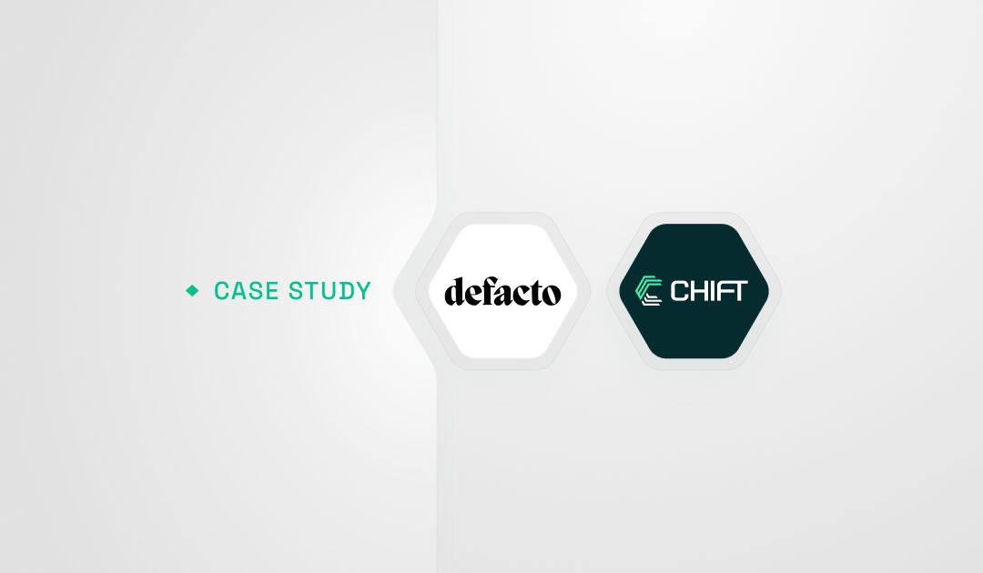 Defacto customer story with Chift