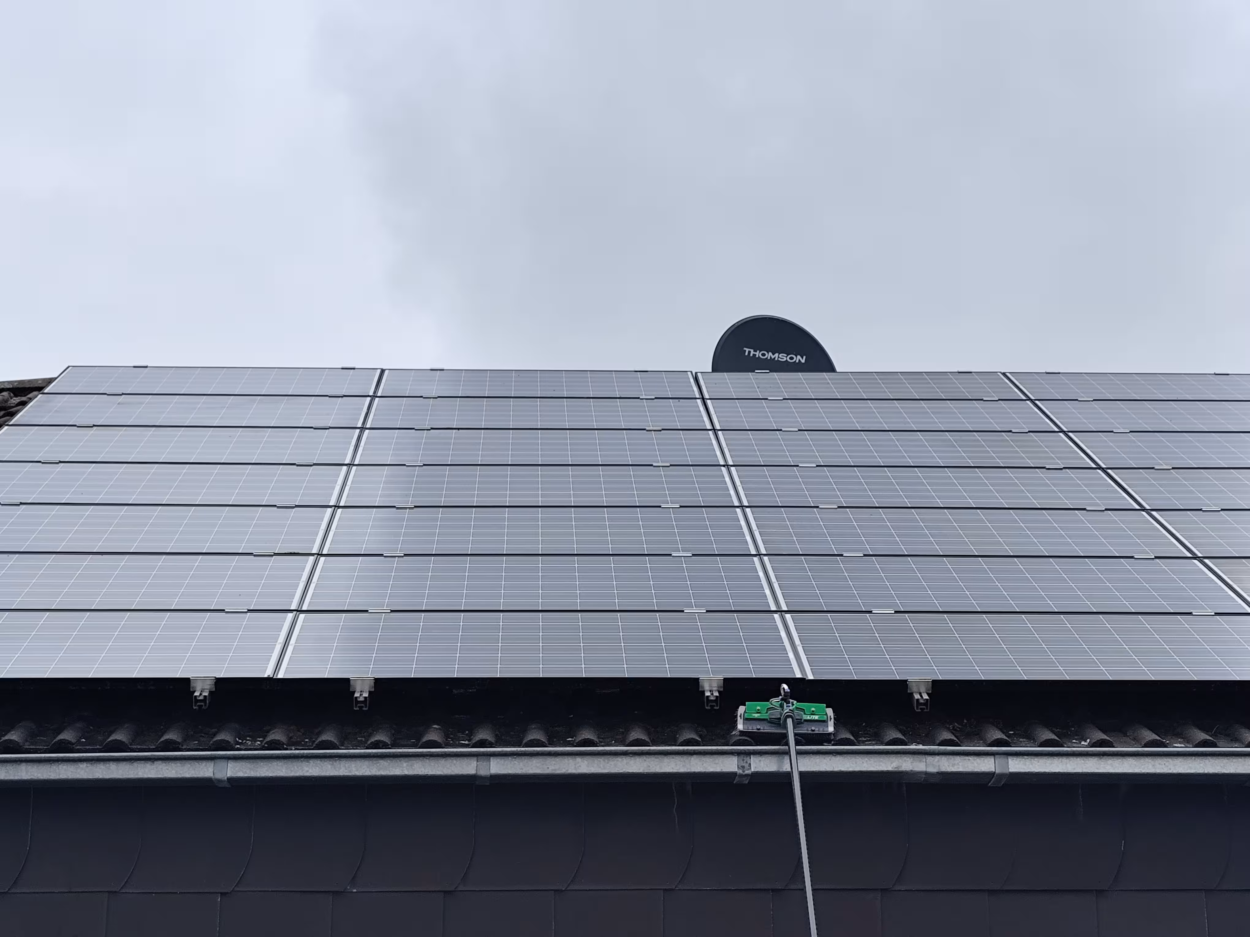 Solaranlage wurde gereinigt und ist wieder leistungsfähig