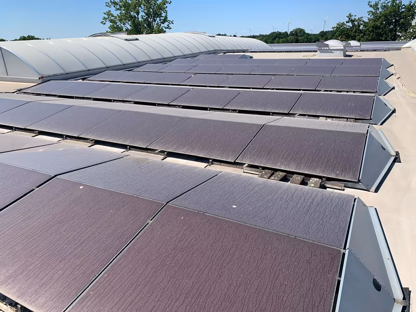 Große Solaranlage gereinigt in Nordwalde