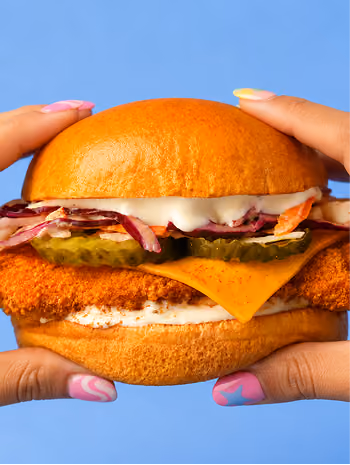 Burger lifestyle image - placeholder, to be replaced