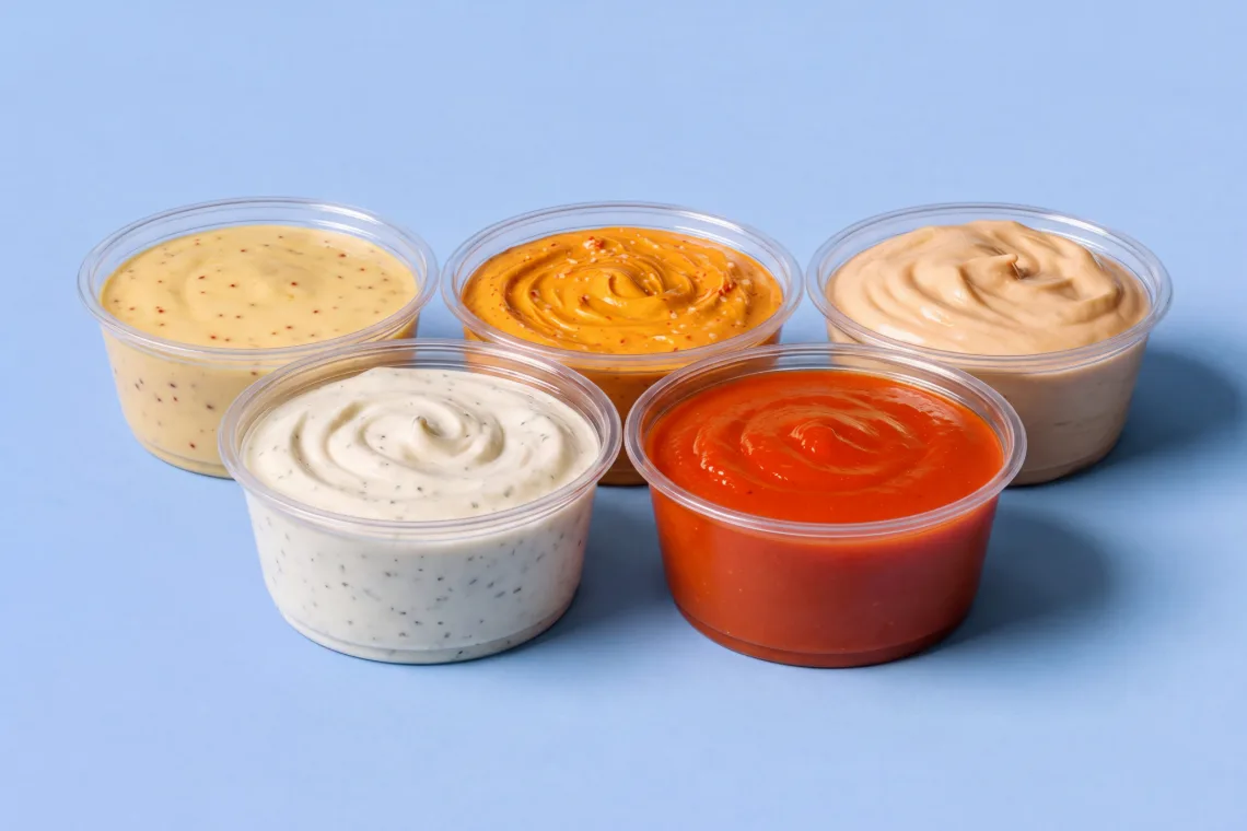 Five Wraps & Wings dips